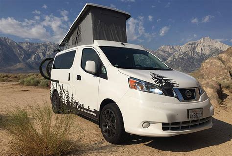 Looking for the smallest camper van ever? The full featured Nissan NV200-based Recon Camper ...