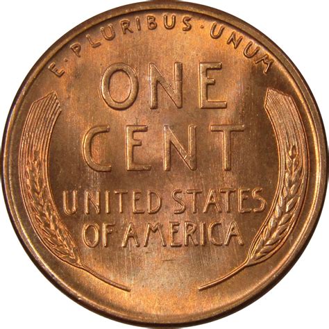 1955 1c Lincoln Wheat Cent Penny US Coin BU Uncirculated Mint State | eBay