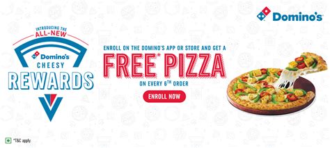 Domino's Cheesy Reward Loyalty Program | Free Pizza @ 600 Cheesy Points