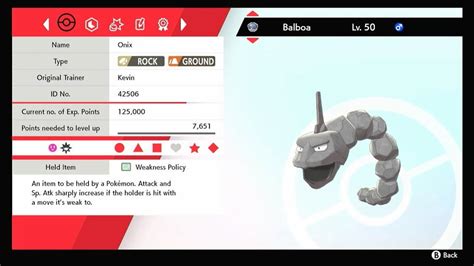 ⚔️🛡️ Weakness Policy Onix Moveset - YouTube