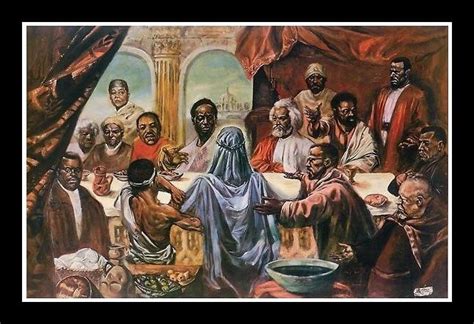 Black Last Supper Painting at PaintingValley.com | Explore collection of Black Last Supper Painting