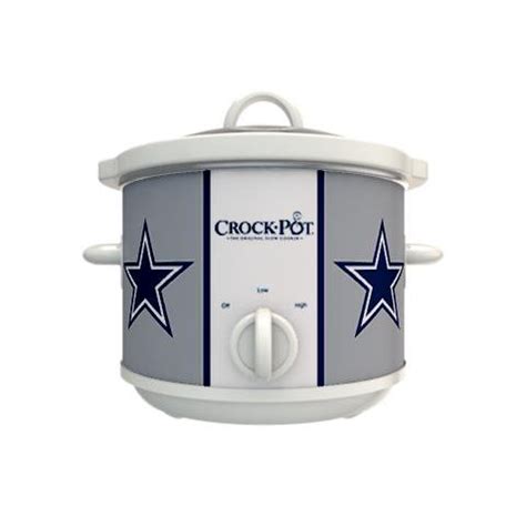 Official NFL Crock-Pot Cook & Carry 2.5 Quart Slow Cooker - Dallas Cowboys