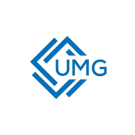 UMG technology letter logo design on white background. UMG creative ...