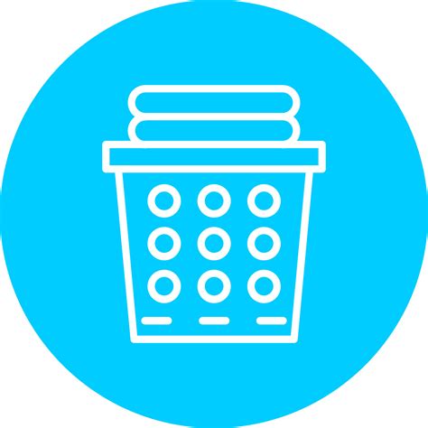 Laundry Basket Vector Icon 17020969 Vector Art at Vecteezy