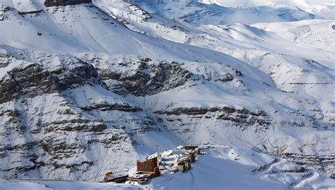 one of chile's best ski resorts; valle nevado