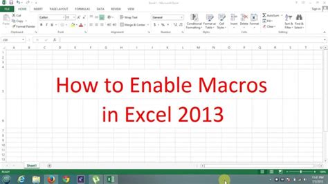 How to enable macros in excel for a mac - trainerlasopa