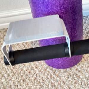 Lot #21 - Foam Muscle Roller and Half Circle Foam Muscle Roller. Perfect Fitness Pull Up Bar ...