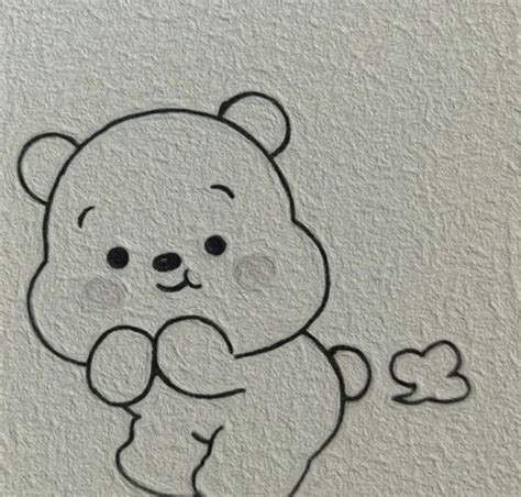 Cute Doodles Drawings, Cute Bear Drawings, Easy Drawings Sketches, Book Art Drawings, Small ...