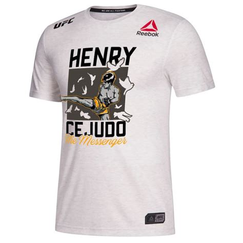 Henry Cejudo Reebok UFC 227 Jersey Shirt | FighterXFashion.com