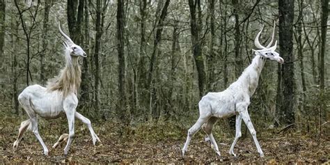 a beautiful long haired albino elk giraffe okapi | Stable Diffusion