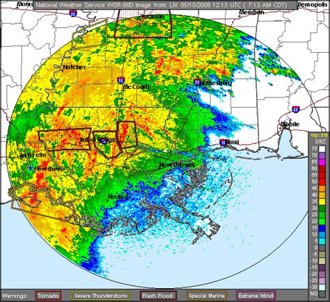 NWS LIX - May 14-16th 2008 Severe Weather page