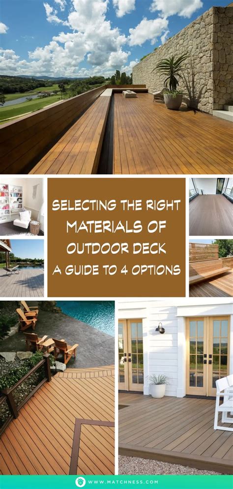 Selecting the Right Materials of Outdoor Deck: A Guide to 4 Options ...