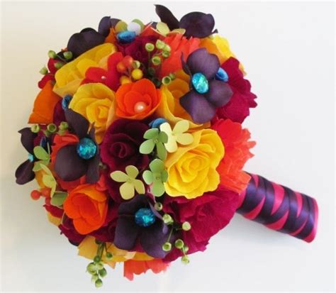 Paper Flower Bouquet For Weddings