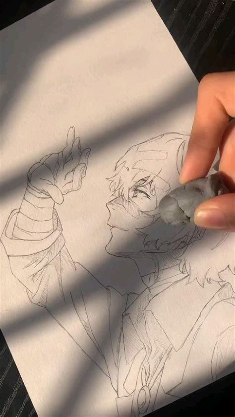 anime drawing |#illustration #art #anime #drawing #dazai | Idee per ...