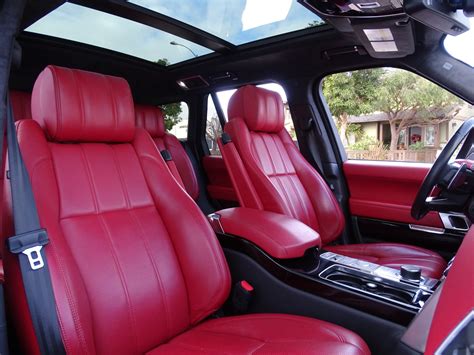 Range Rover Autobiography Interior Red - Home Alqu