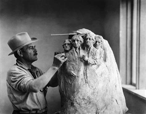 Construction of Mt. Rushmore .. The Sculptor's Studio — a display of unique plaster models and ...