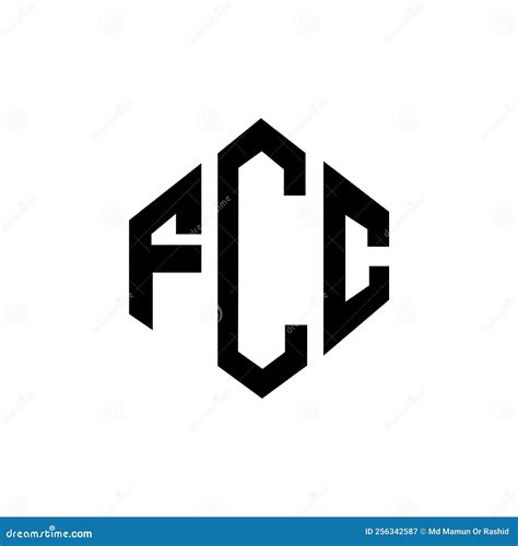 FCC Letter Logo Design With Polygon Shape. FCC Polygon And Cube Shape Logo Design. FCC Hexagon ...