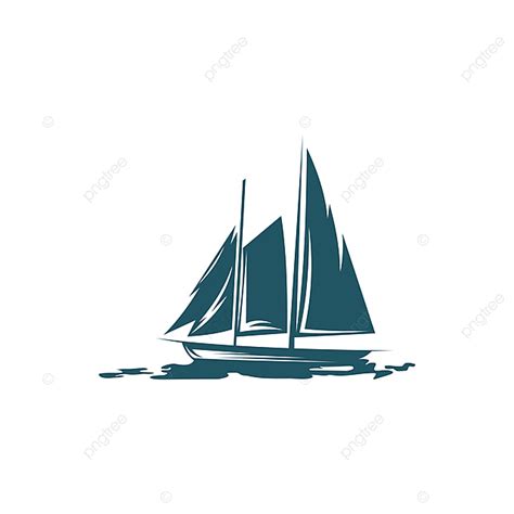 Sailboat Clipart PNG Images, Sailboat Logo Design Icon Vector, Logo ...