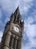 Free Stock photo of Manchester Town Hall clock tower | Photoeverywhere