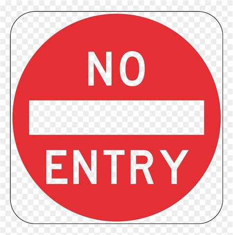 No Entry Symbol Png Free Download - No Entry Sign, Transparent Png ...