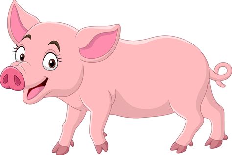 Pink Pigs Cartoon