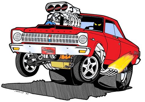 Pin by Bill Davis on My Fave Mopars | Cartoon car drawing, Car cartoon ...