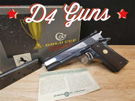 Colt Gold Cup National Match 1911 – .45ACP | D4 Guns