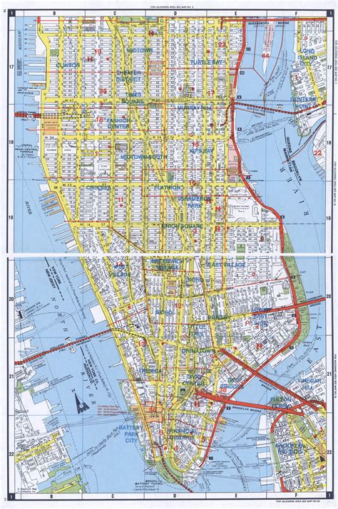 Printable Map Of Manhattan Streets - Printable Word Searches