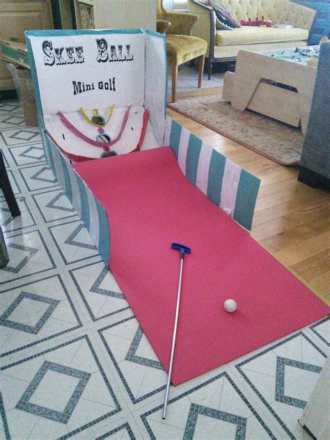 DIY Skee Ball Minigolf Game for Fun Party Entertainment