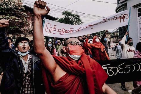 Violence, protests mark anniversary of Myanmar military coup