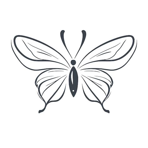 Premium Vector | Butterfly symbolizing art design stock illustration