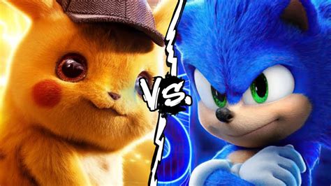 SONIC VS PIKACHU RAP | Sonic la película VS Detective Pikachu (Con Aran ...