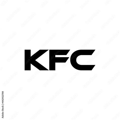 KFC letter logo design with white background in illustrator, vector logo modern alphabet font ...