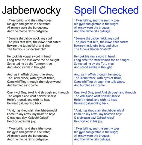 Jabberwocky Poem | Jabberwocky, Jabberwocky poem, Lewis carroll