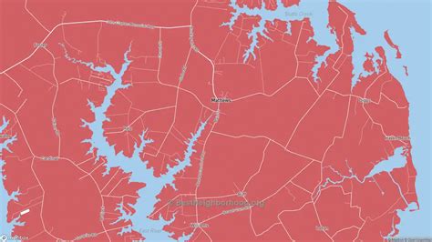 Mathews, VA Political Map – Democrat & Republican Areas in Mathews ...