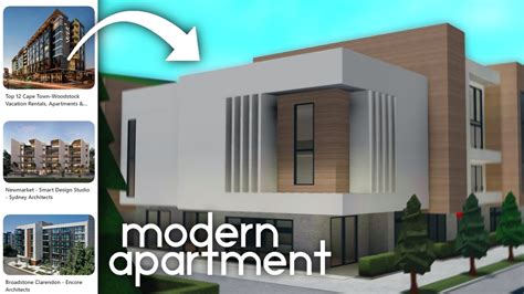 Building a Modern Apartment Complex in Bloxburg - YouTube