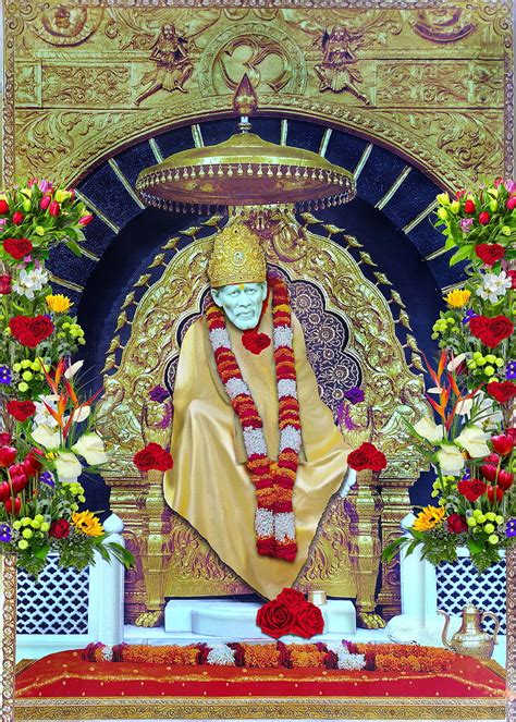 A very much popular temple in india shiradi sai baba. Sai baba , Shirdi sai baba , Sai baba HD ...