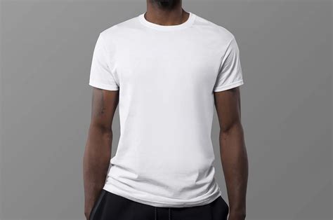 Black Man T-Shirt Mockup (PSD)