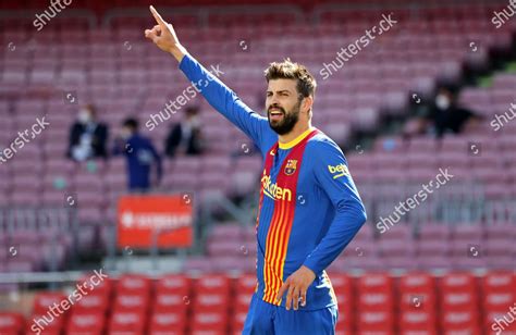 Gerard Pique During Match Between Fc Editorial Stock Photo - Stock ...