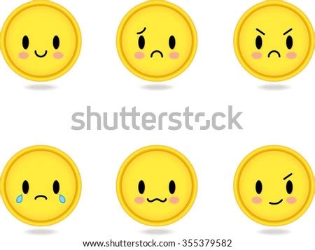 Vector Face Icon - 355379582 : Shutterstock