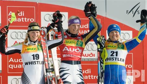 Photo: The Telus Women's Super Combined - Super G of FIS World Cup ...