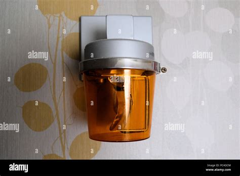 Fire alarm alert system in hotel room Stock Photo - Alamy