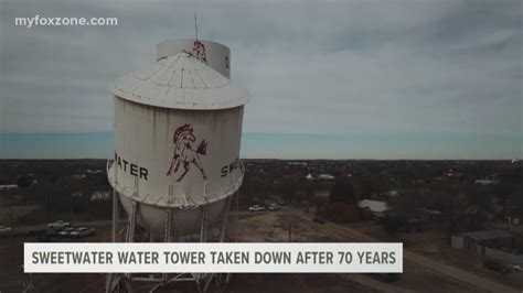 DRONE FOOTAGE: West Texas water tower demolished after 70 years ...