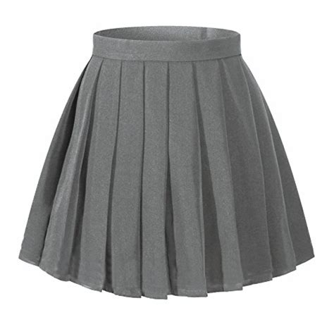 Look Professional with a Gray Pleated Uniform Skirt: The Perfect Classroom Look