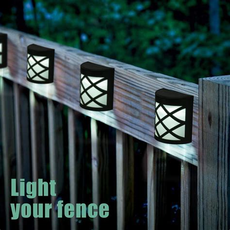 Solar Fence Post Lights - Solar Lighting - The Dedicated House