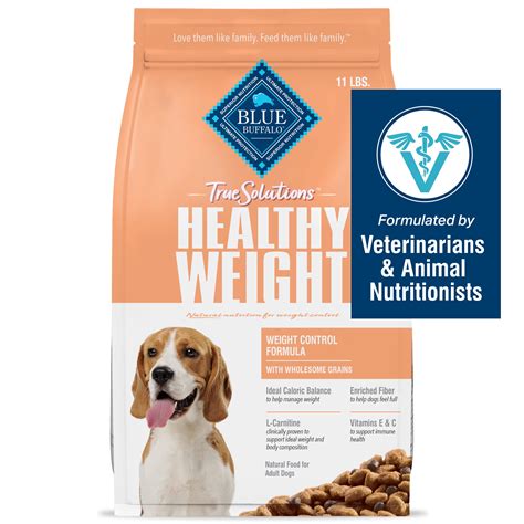 Blue Buffalo True Solutions Healthy Weight Natural Weight Control Chicken Adult Dry Dog Food, 11 ...