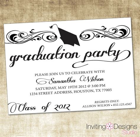 40+ Free Graduation Invitation Templates ᐅ Template Lab - Free ...