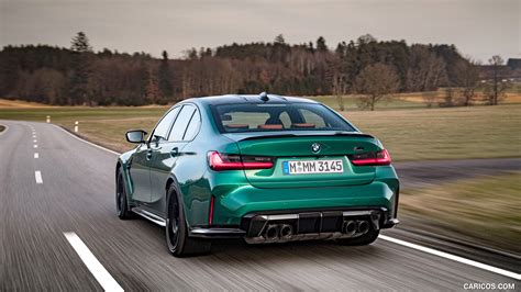 2021 BMW M3 Competition Sedan (Color: Isle of Men Green) | Rear