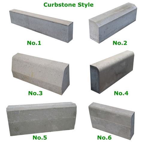 Curb Stones Sizes | مقاسات البردورات