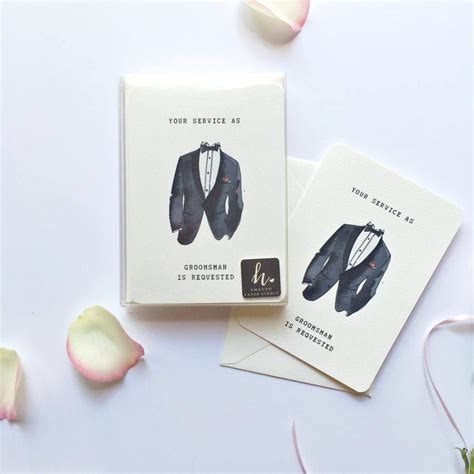 Groomsmen Proposal Card, Will You Be My Groomsman, Will You Be My Best ...